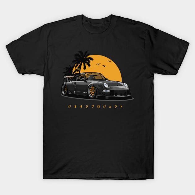 Carr Special Color Edition Black - Gold T-Shirt by thurnzmwidlakpe